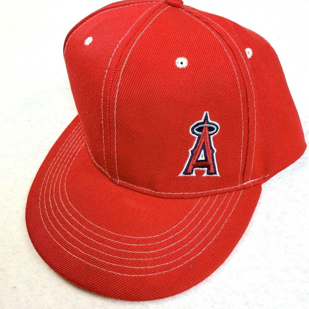 Los Angeles Angels Red Baseball Cap Hat Hook Loop Strap‎ One Size MLB Promo